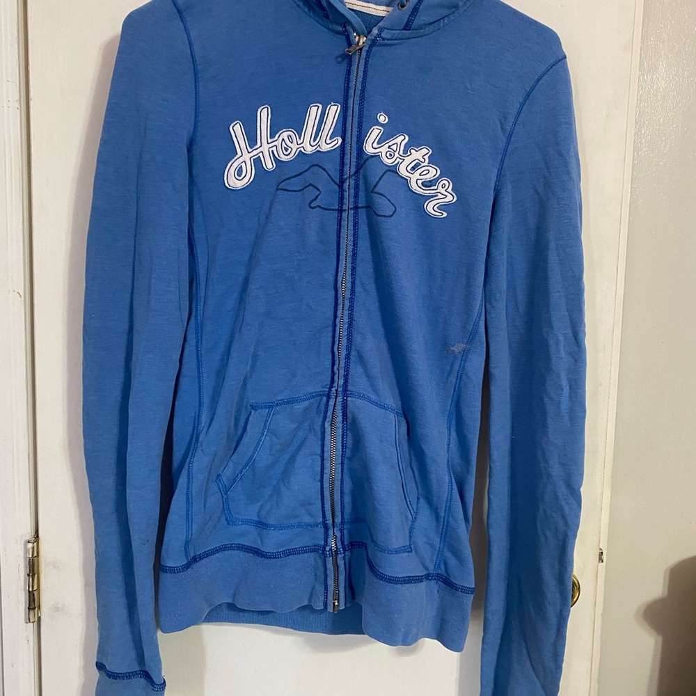 Hollister Blue Casual Hoodie